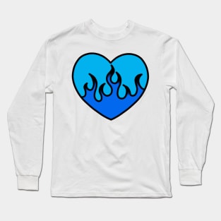 Flame Heart Long Sleeve T-Shirt